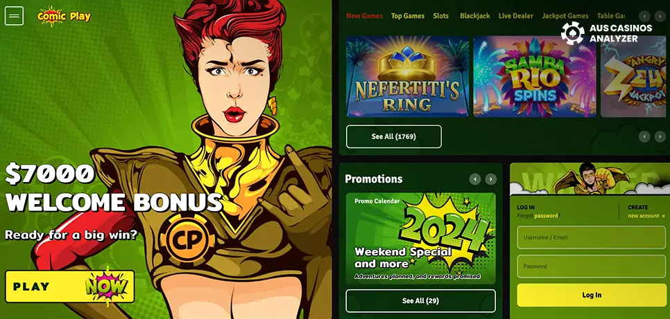 Increase your chances of winning at ComicPlay Casino